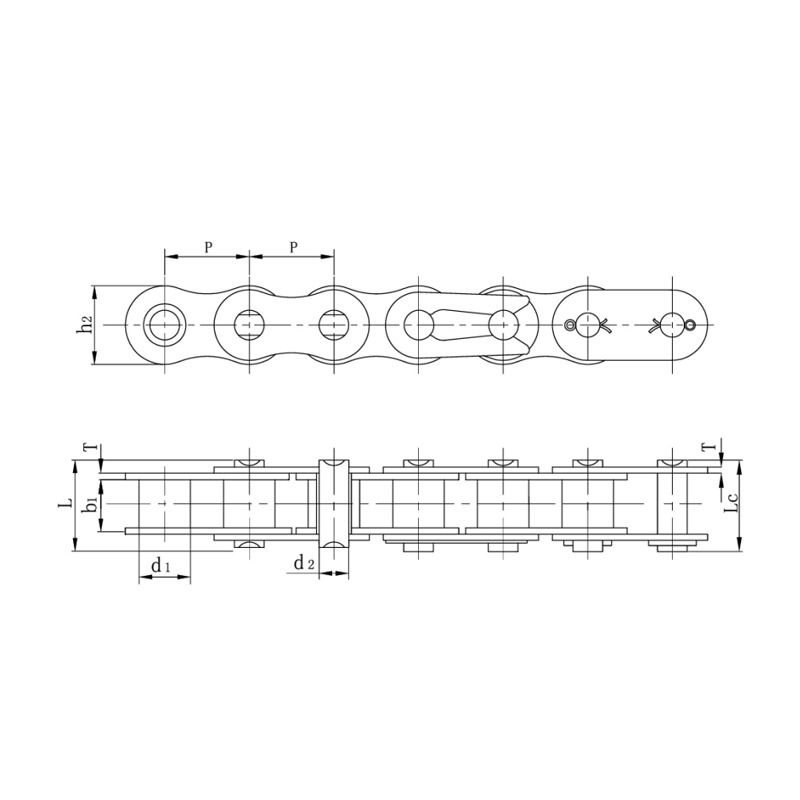 Chuỗi con lăn loại nặng