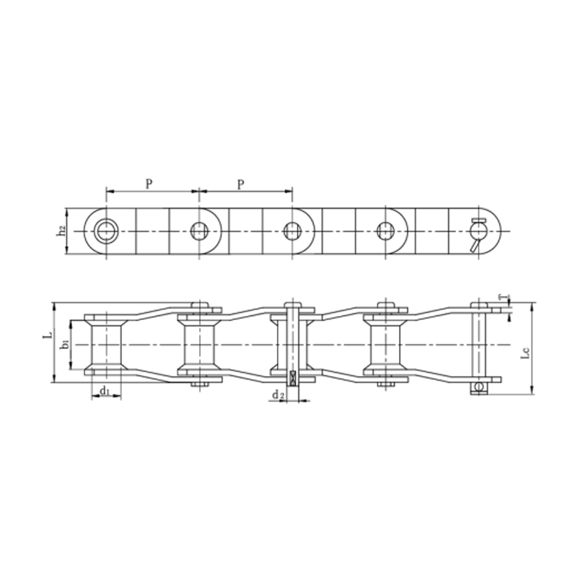 Chuỗi máy nghiền liên kết trục quay loại thép hàn